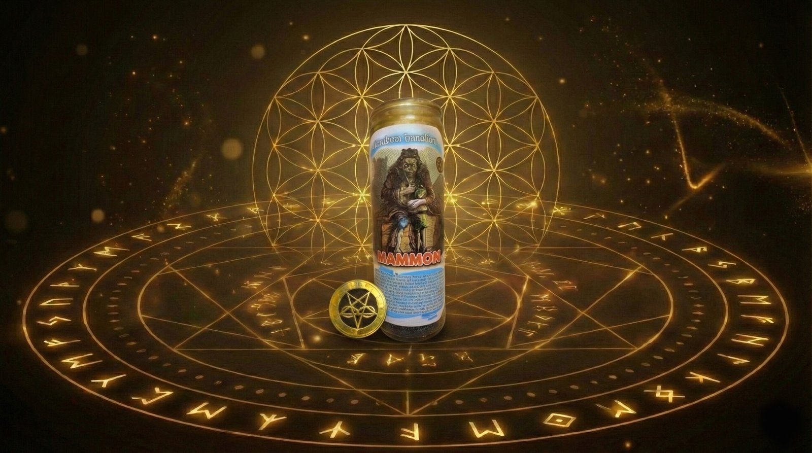 SISTEMA DE ANCLAJE MAMMÓN: Veladora de 7 Días + Sigilo de Poder (Apertura Financiera)